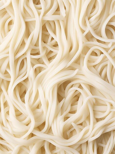 a close up of a pile of noodles