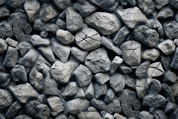 A close up of a pile of rocks