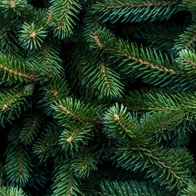 a close up of a pine tree with a green needles