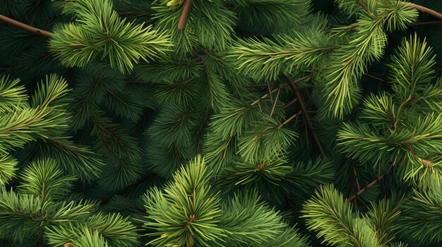 A close up of a pine tree