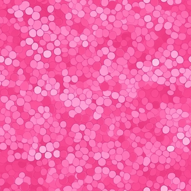 A close up of a pink background with circles of different sizes generative ai