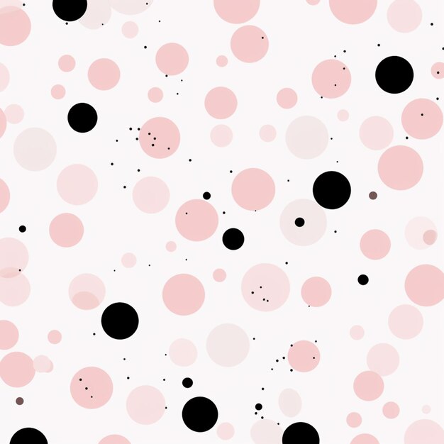 ピンクと黒のポルカ・ドットパターンのクローズアップ - ガジェット通信 GetNews