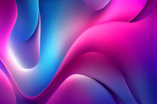 Close up of a pink and blue background generative ai