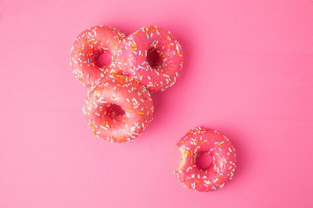 Close-up of pink cake