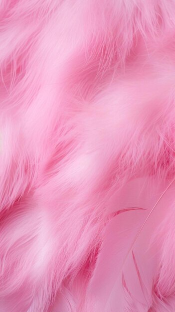 a close up of a pink feather