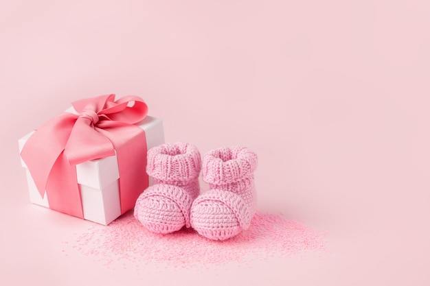close-up of pink flower in box against white background