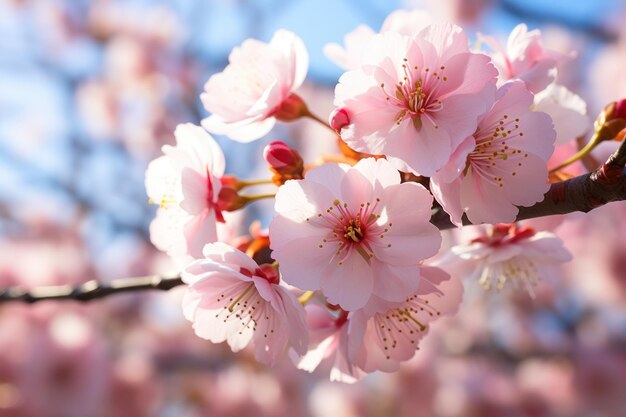 A close up of a pink flower