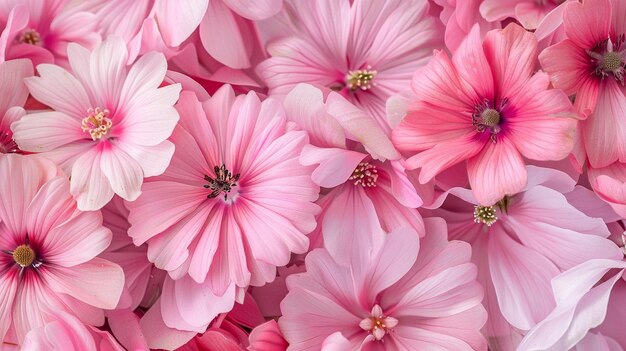 Close up of Pink Flowers