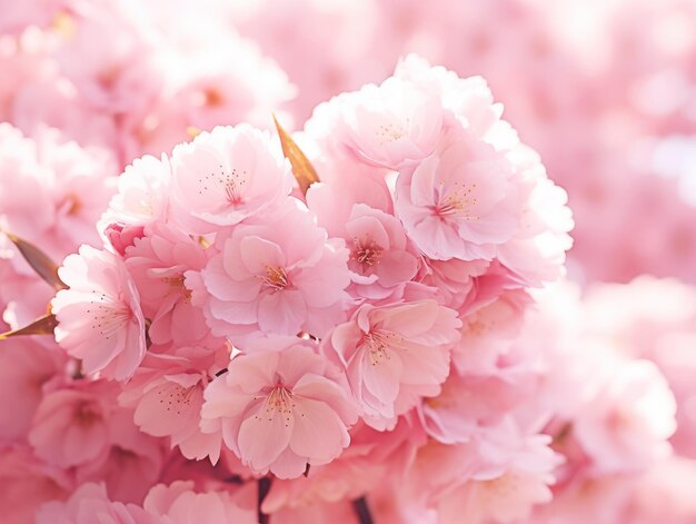 A close up of pink flowers