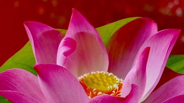 Close-up of pink lily