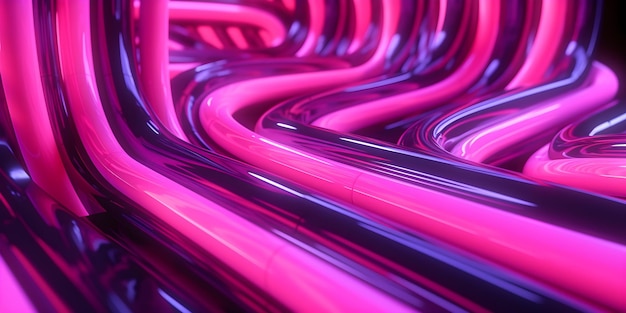 A close up of pink and purple tubes