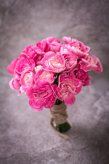 Foto close-up di un fiore di rosa rosa