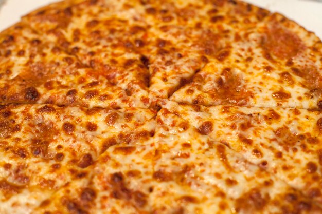 Close-up of pizza