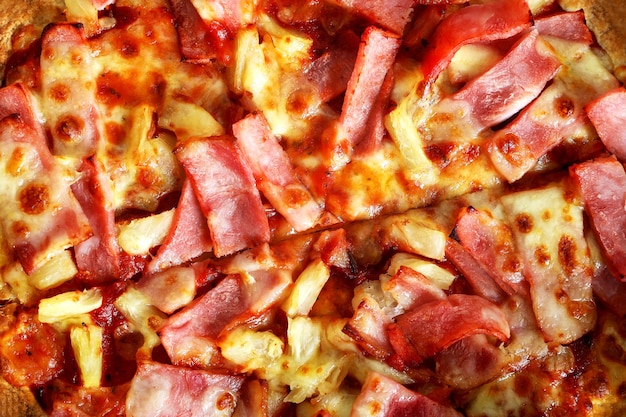 Close-up pizza