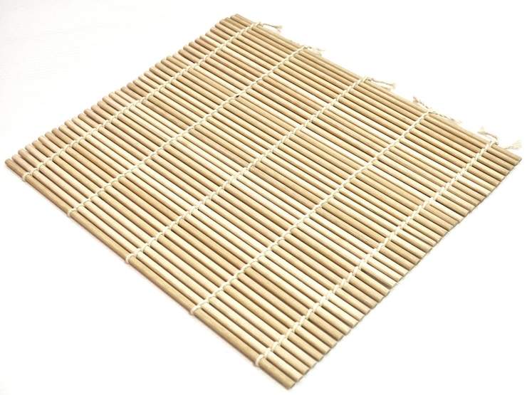 Photo close-up of place mat against white background