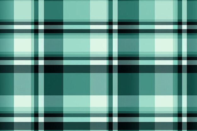 a close up of a plaid pattern in green and black generative ai