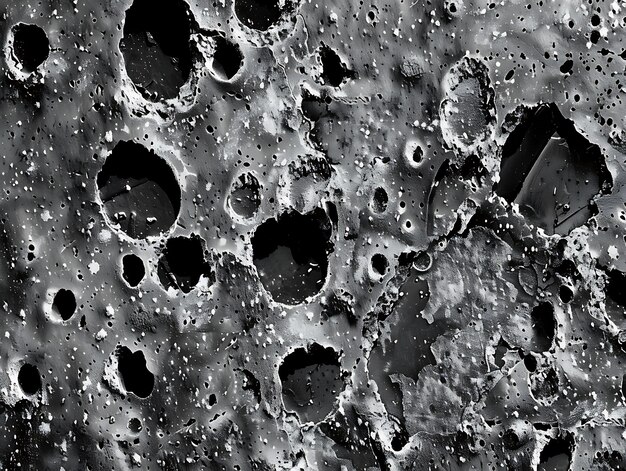 a close up of a planet with bullet holes