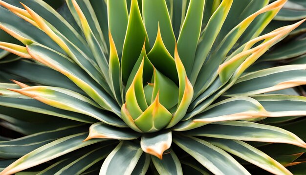 Photo a close up of a plant with a green leaf