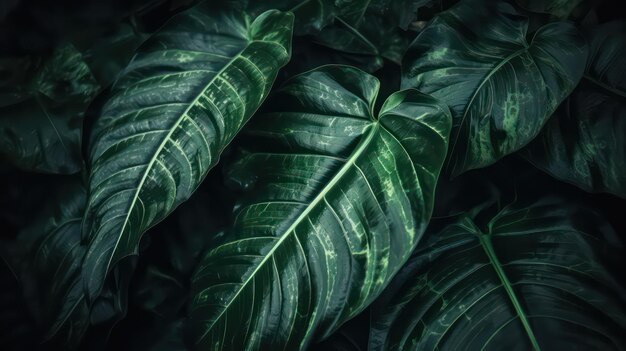 A close up of a plant with green leaves