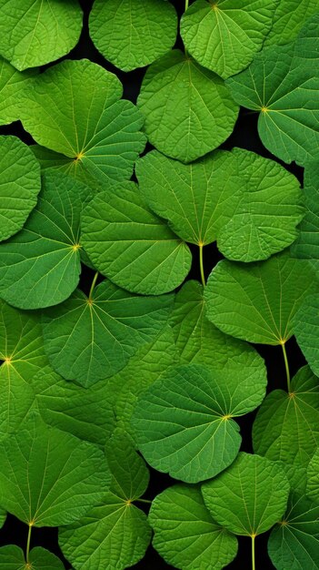 a close up of a plant with green leaves