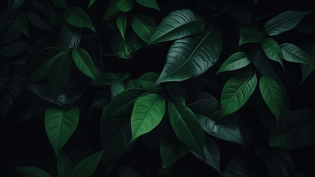 A close up of a plant with green leaves