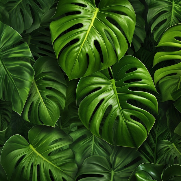 A close up of a plant with many green leaves