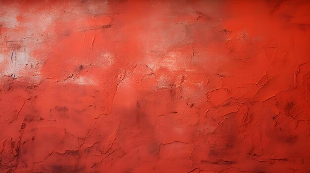 Close Up of a plaster Wall in red Colors