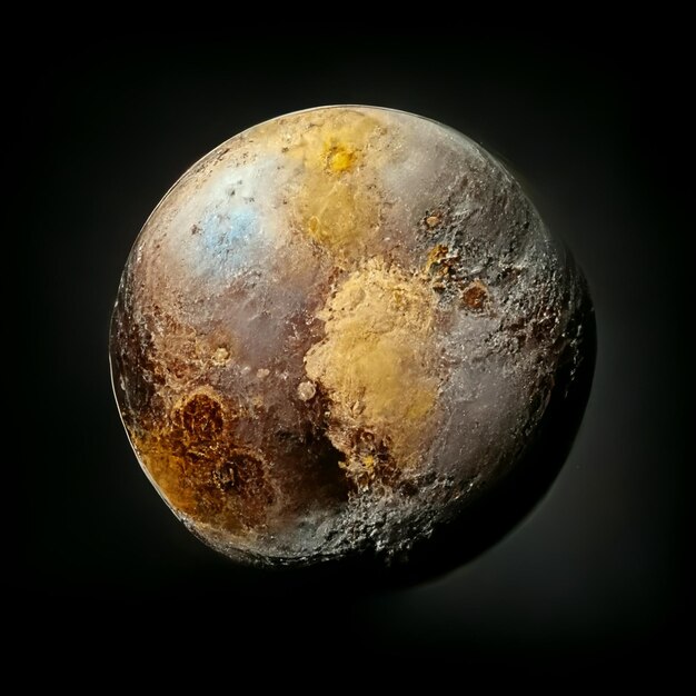 Close up of pluto generative ai