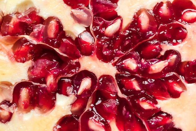 Photo close-up of pomegranate fruit