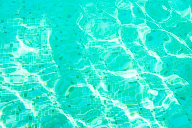 Close up of pool water surface