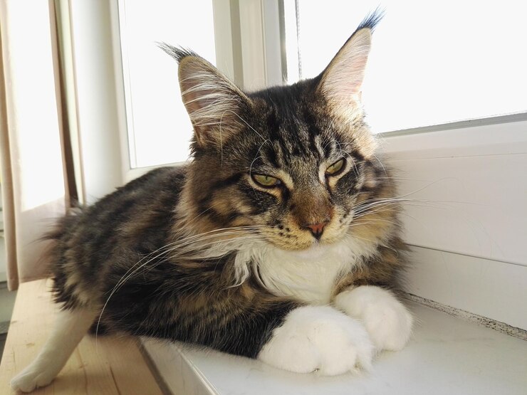 Photo 家で休んでいる猫のクローズアップポートレート