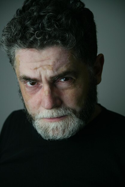 close-up portrait of man