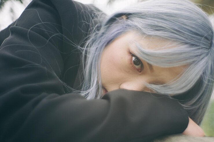 Photo 女性のクローズアップ肖像画