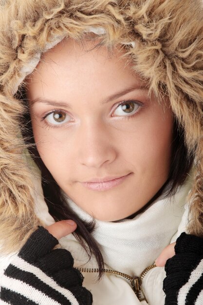 Photo close-up portrait of woman