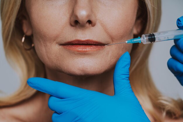 close-up portrait of woman