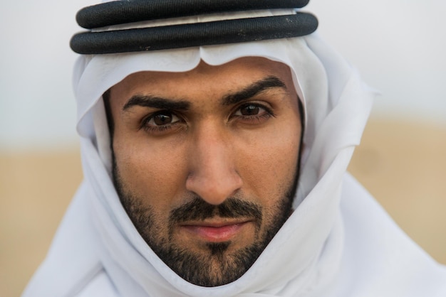 Close-up portrait of young man