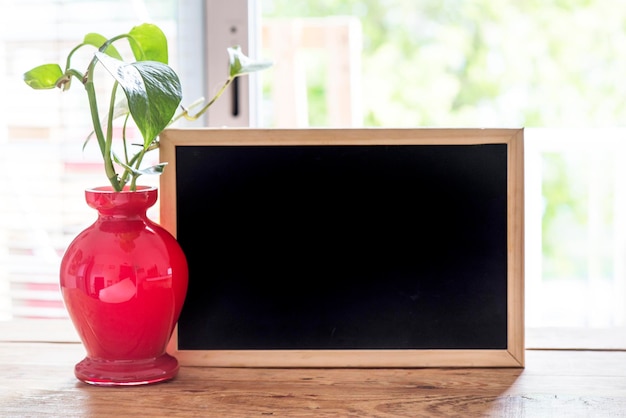 Photo close-up of potted plant on table