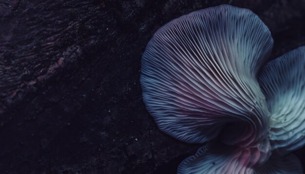Close-up prachtige bunch paddenstoelen kleur licht in de boom achtergrond textuur Macro Fotografie Vie