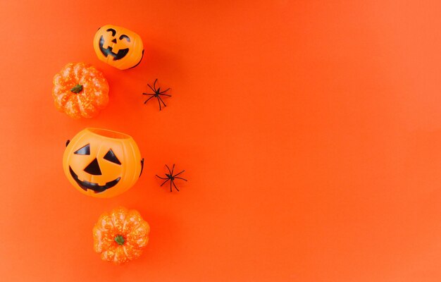 Photo close-up of pumpkin against orange background