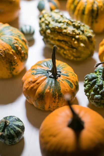 Photo close-up of pumpkin on table