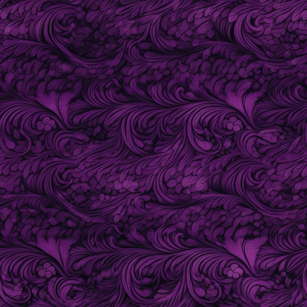 a close up of a purple background with a pattern of swirls generative ai