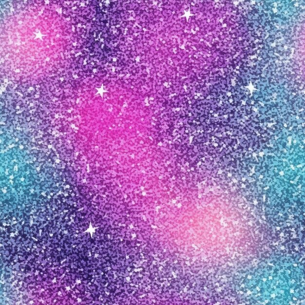 A close up of a purple and blue background with stars generative ai