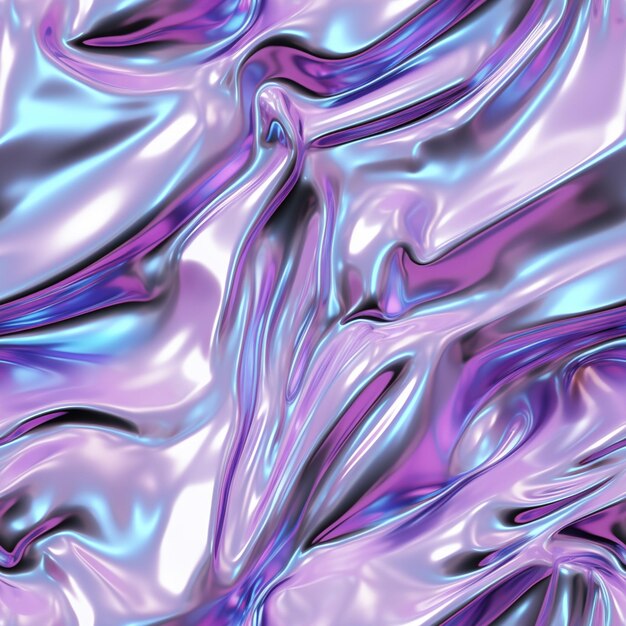 A close up of a purple and blue liquid texture generative ai