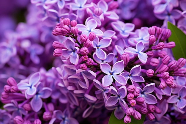 A close up of a purple flower with the purple petals