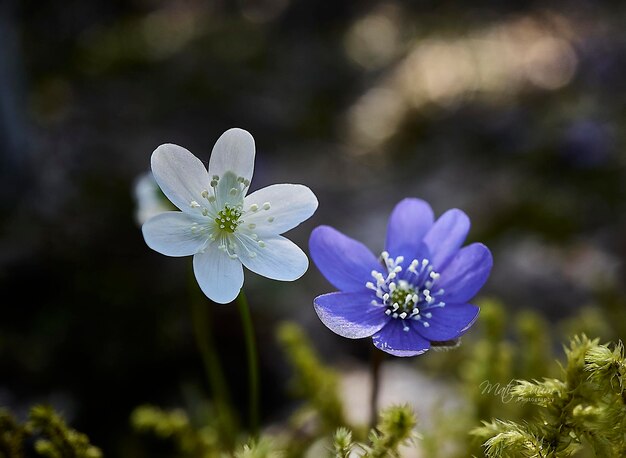 Photo close-up of purple flowering plant