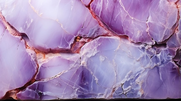 A close up of a purple rock