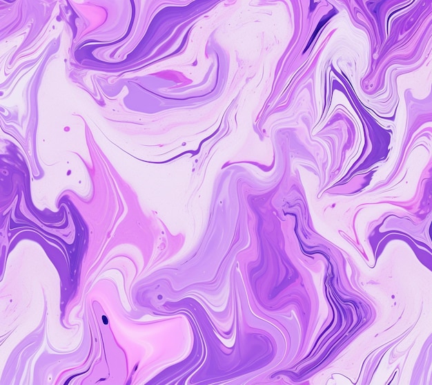 A close up of a purple and white marble pattern with a black background generative ai