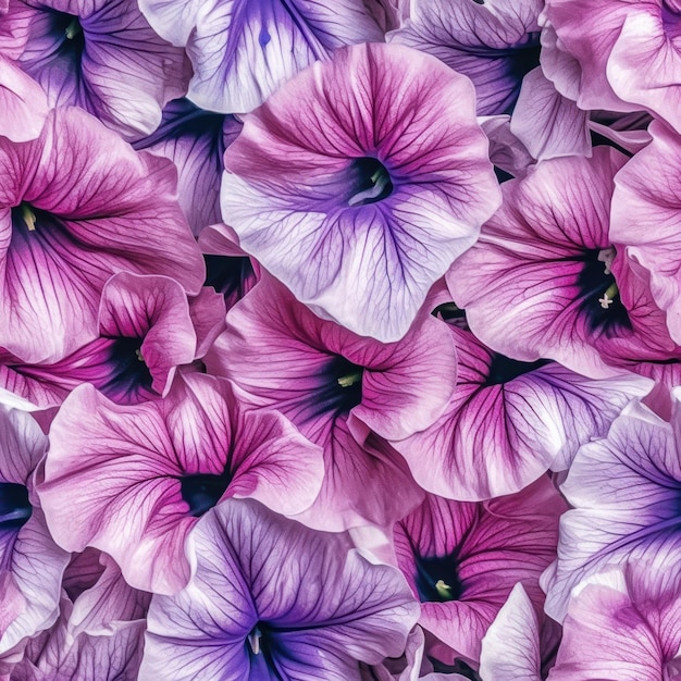 A close up of a purple and white pansies