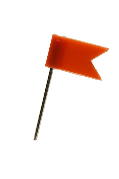 Close up of a pushpin