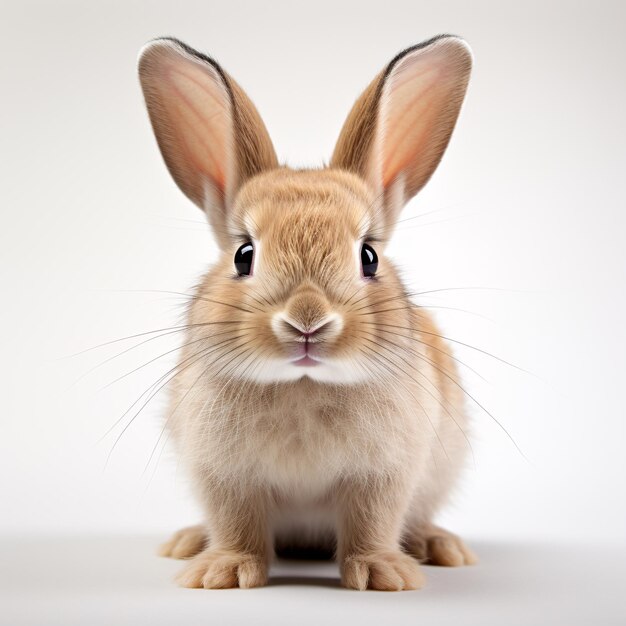 a close up of a rabbit